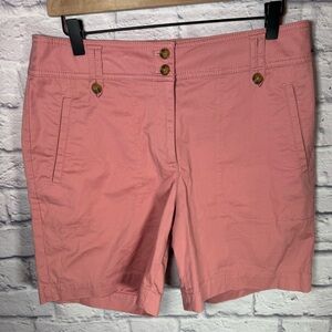 Talbots salmon colored shorts‎ women’s size 8 Bermuda style
